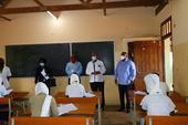 Governador de Nampula encoraja estudantes a resolverem os examines cuidadosamnete sem deixar da observância das medidas de prevenção da pandemia da...