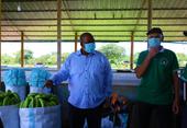 Governador de Nampula visita empresa Jacaranda de processamento de banana em Eráti 